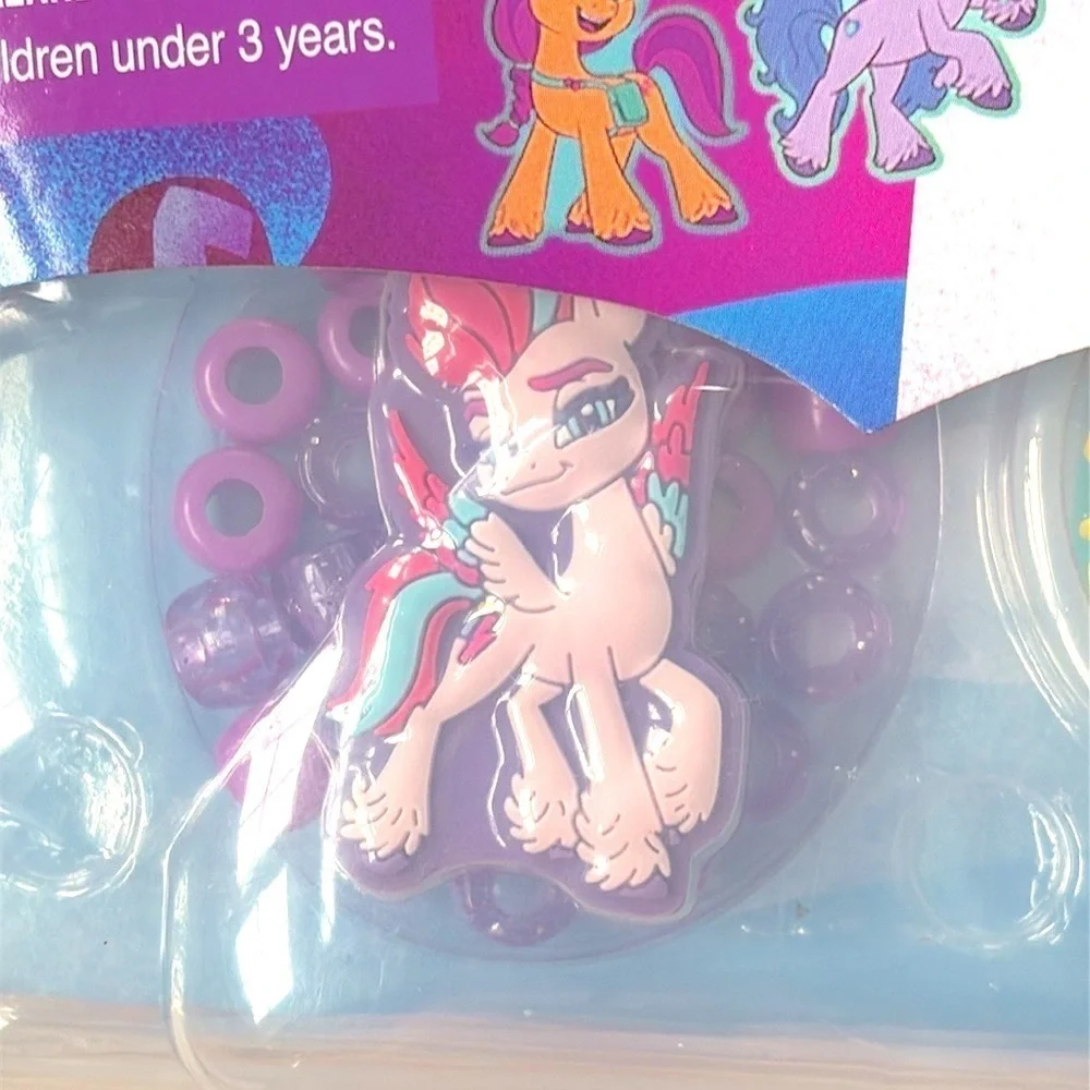 Brand New My Little Pony Charm Necklace Jewelry Beads Craft Activity Kit Toy